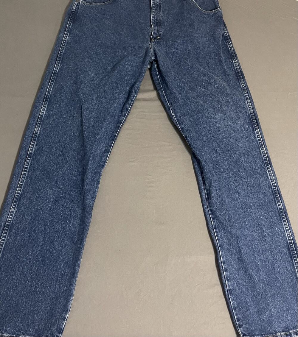 Wrangler George Strait Cowboy Cut Jeans Blue Denim 42x36 Great Condition